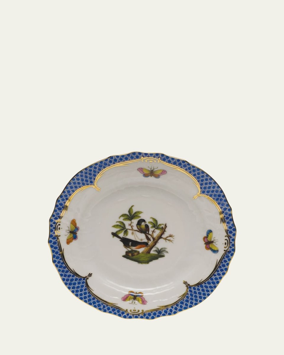 Rothschild Bird Blue Motif 2 Bread & Butter Plate